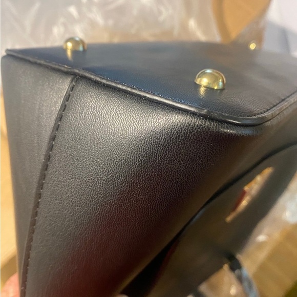 Badgley Mischka Vegan Leather Tote Bag with Side Pocket NWT - Picture 12 of 12